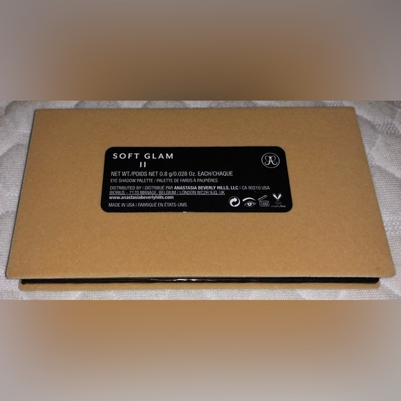 Anastasia Beverly Hills Mini Soft Glam II Eye Shadow Palette. Neutral, Warm NWOT - Picture 3 of 7